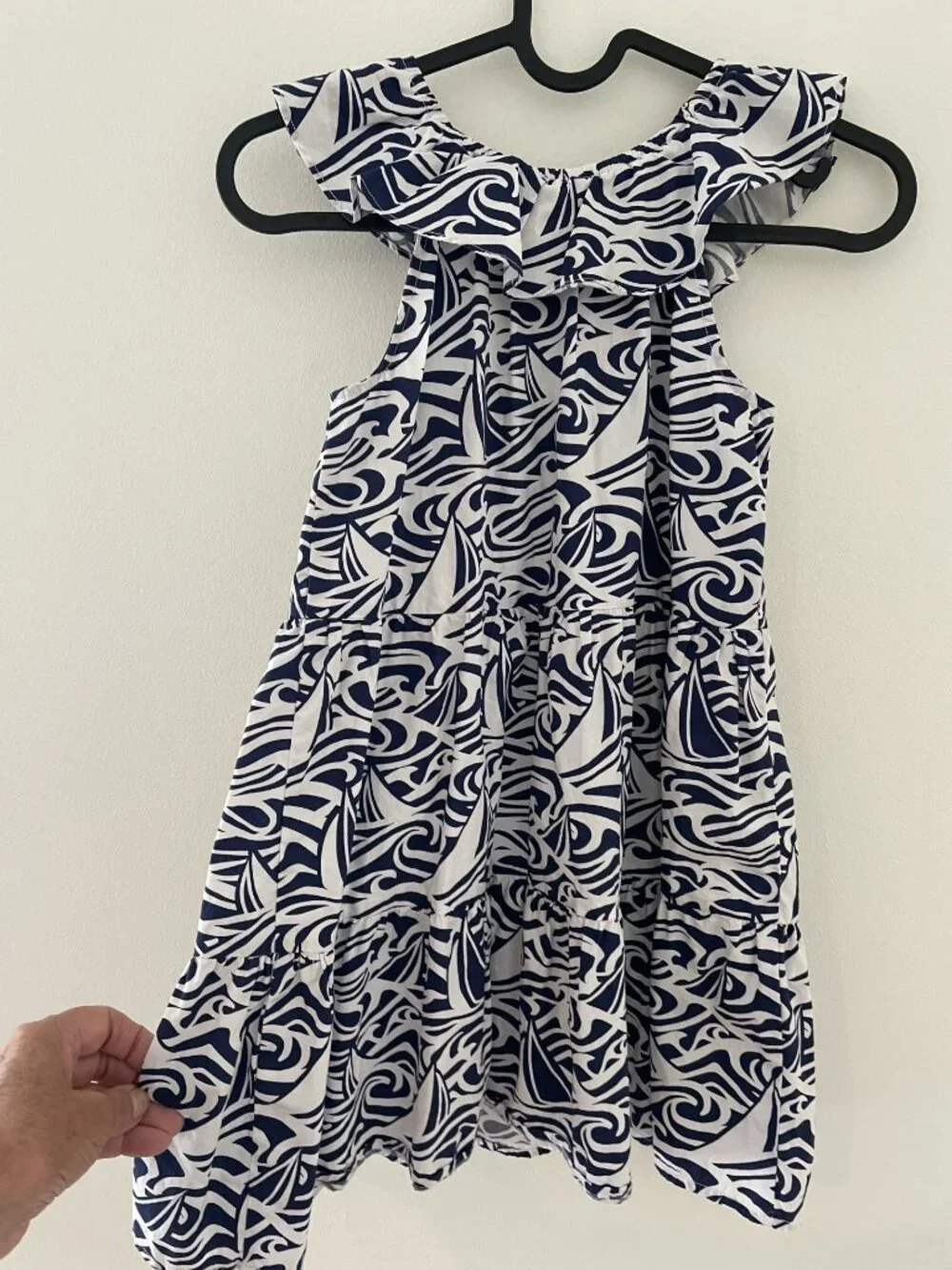 Vineyard Vines by Target size 6x summer dress Sailboat/ocean theme, blue/white